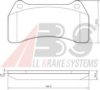 JAGUA 2C224018 Brake Pad Set, disc brake